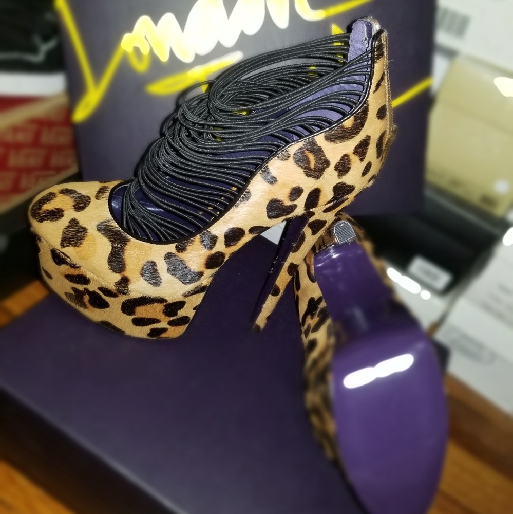 London Trash Ceres Platform Pump - Leopard